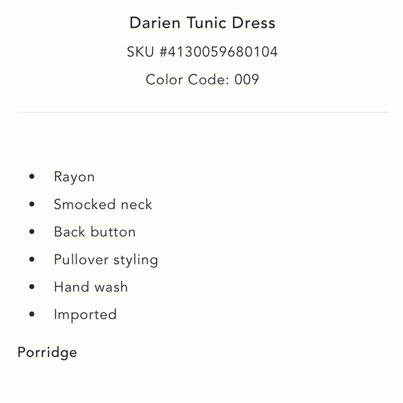 Porridge Darian Tunic Dress in Orange & Navy Long Sleeve Mini Size Medium - Picture 4 of 13